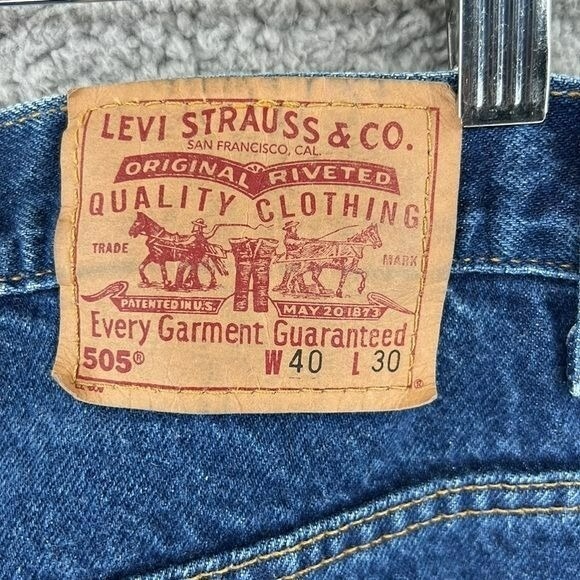 Levi's Other - Vintage Y2k Levi's 505 Jeans Men's 40x30 (38x30 Actual) Straight Leg Regular Fit